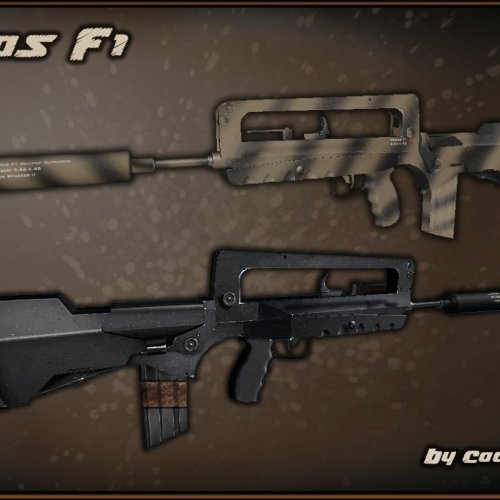 Famas F1 on Ftp anims for M4A1