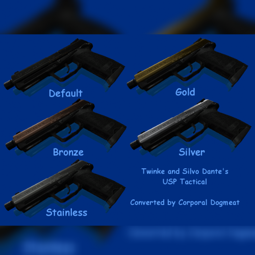 HK USP Tactical (5 skins)