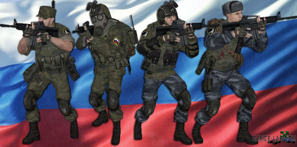 Russian pack. Коунтер страйк спецназ. CS go русский спецназ. КС 1.6 пак моделей спецназа. Спецназ из контр страйк.