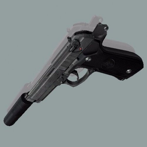 Beretta M92FS Black (Centered)
