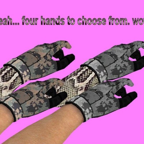 Digi_Camo_Gloves_With_Snakes_For_Arms_LOL!