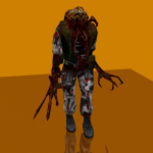 Old Style Zombie soldier