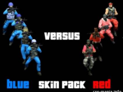 CSS Red & Blue Skin Pack