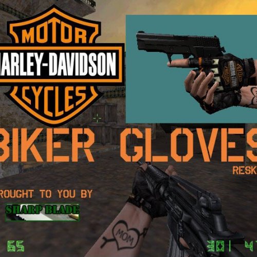 Biker Harley Davidson gloves!