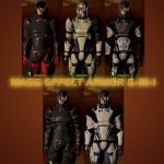 ME1 Armors 5-in-10 Mini-pack