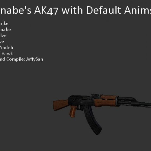 Wannabe s AK47 with Default Anims