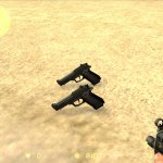 Black Beretta Dual Elites