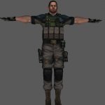 Chris Redfield in RE 6 style