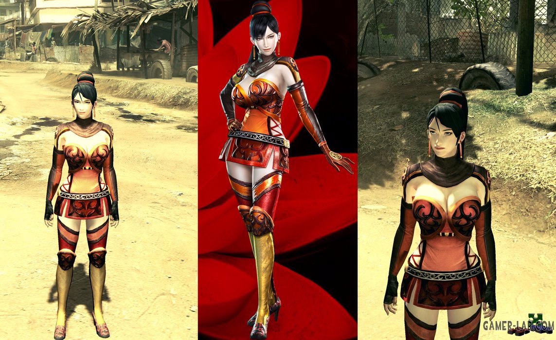 Dynasty Warriors 7 Lian Shi RE5GE (UPD 2) - Characters - Models and Reskins  - Resident Evil 5 - Очаровательная девушка Лиан Ши из игры Dynasty Warriors  7