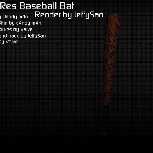High-Res Baseball Bat