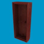 Шкаф для огнетушителя (+дверца)