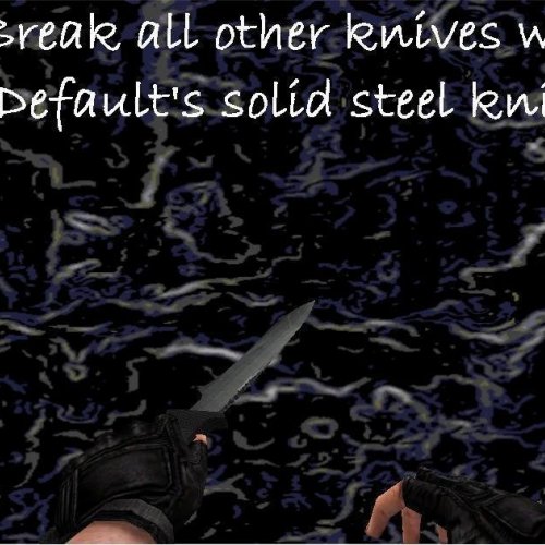 Solid Steel Knife
