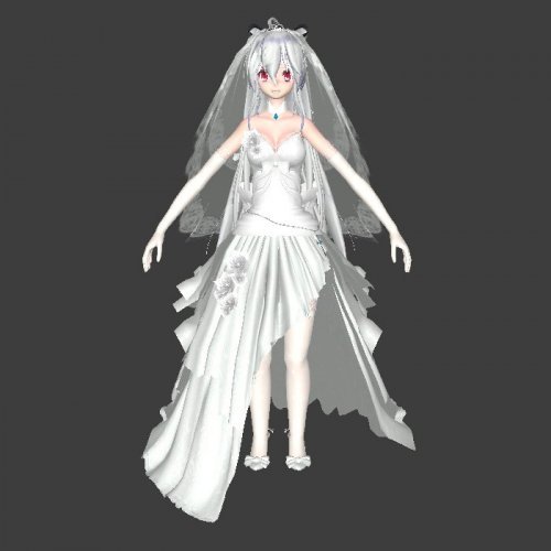 Haku wedding dress