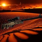 Black AWP W Laser
