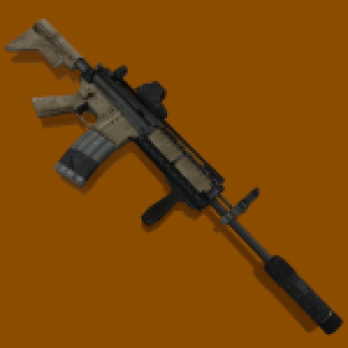 CoD:MW2 scoped m4a1 with silencer