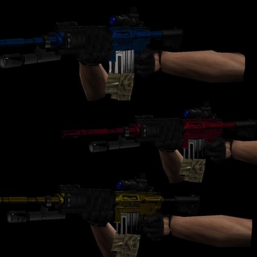 m4a1 v2 Urban Warfare style in 3 diferent colours