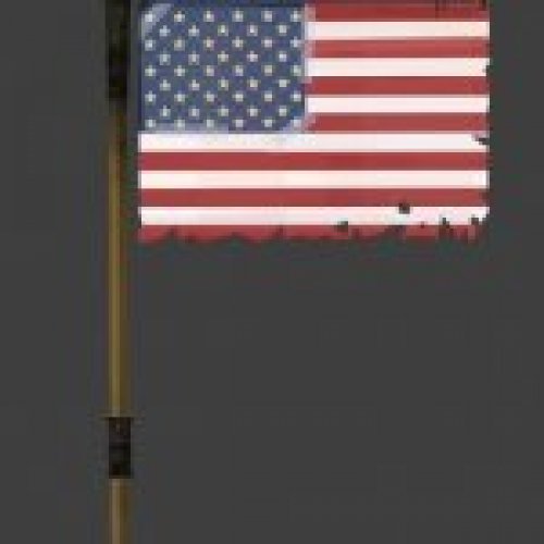 American Buff Banner Flag