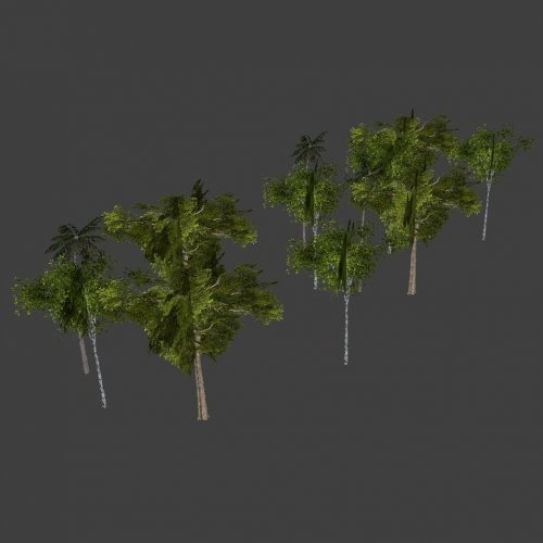 Плоские деревья