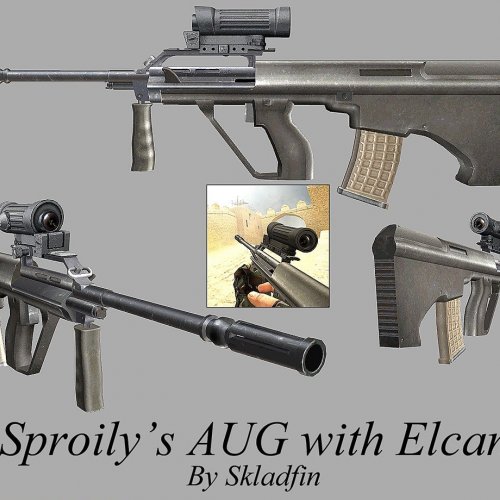 Sproily AUG With Elcan Scope