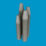 Пластиковые стаканы