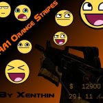m4a1_Orange_Stripes