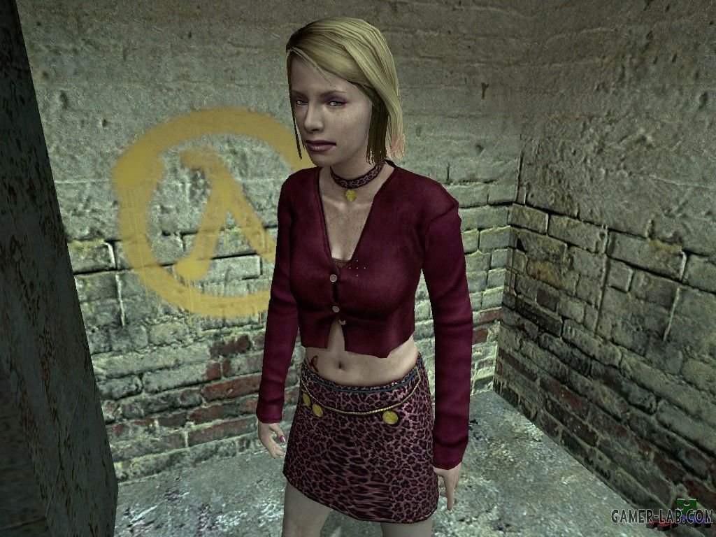 Maria from Silent Hill 2 - Civilians - Biology - Various models - Source  Warehouse (HL2) - Модель танцовщицы Марии из хоррора Silent Hill 2,  заменяет Аликс, работает во всех эпизодах.