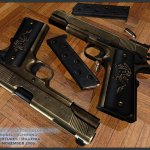 Castor Troy&acute;s Golden 1911