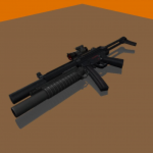 HK MP5SD with Red Aimpoint 