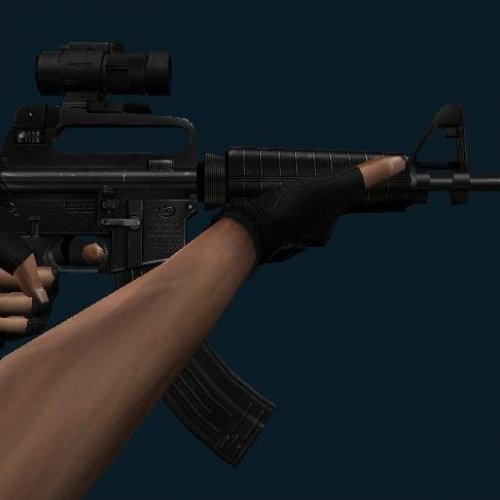 M4A1 With AK Mag