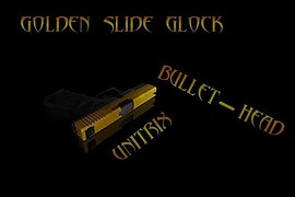 Golden slide - glock 19
