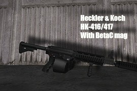 HK 417 BetaC (aimed animation)