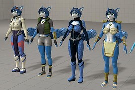 KRYSTAL FOX v.2.6 (+ texures, SFM, PM)