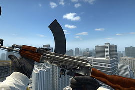 AK-47 default top magazine