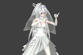 Haku wedding dress