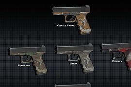 Furious Glock 19 On Camo