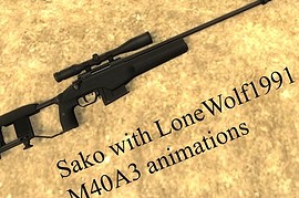 Sako with M40A3 anims
