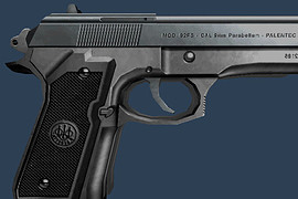 Silver Beretta 92FS