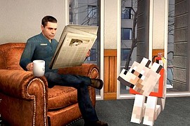 Волк из Minecraft