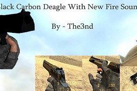 Black Carbon Fiber Deagle