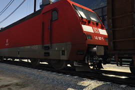 German Railcar (Bombadier Traxx DB BR 145)