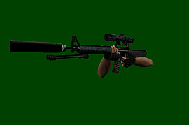 M16A2 scoped + silencer