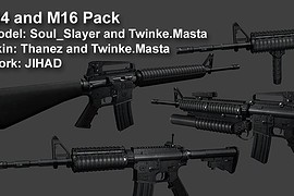 M4,_M4med,_M16,_and_M16M203_Pack