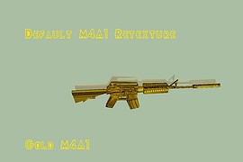 Default M4A1 retexture