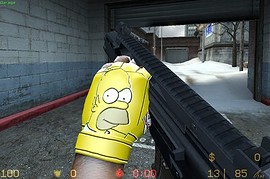 Happy_Camperґs_Homer_Simpson_Gloves