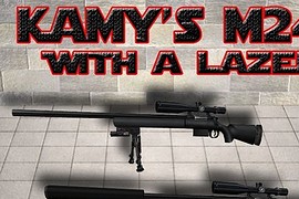 Kamy's M24 w a Green Lazer Do