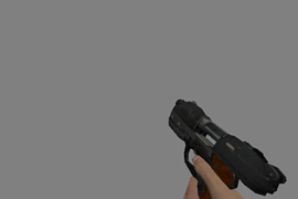 Pistol from DOOM 3 (with ammo)