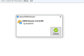 GMAD Extractor 1.6.12.600