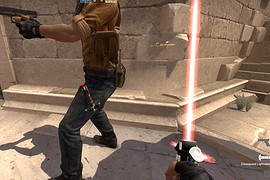 Crossguard Lightsaber