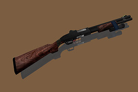 Remington M870 with flash