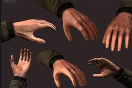 New hands texture
